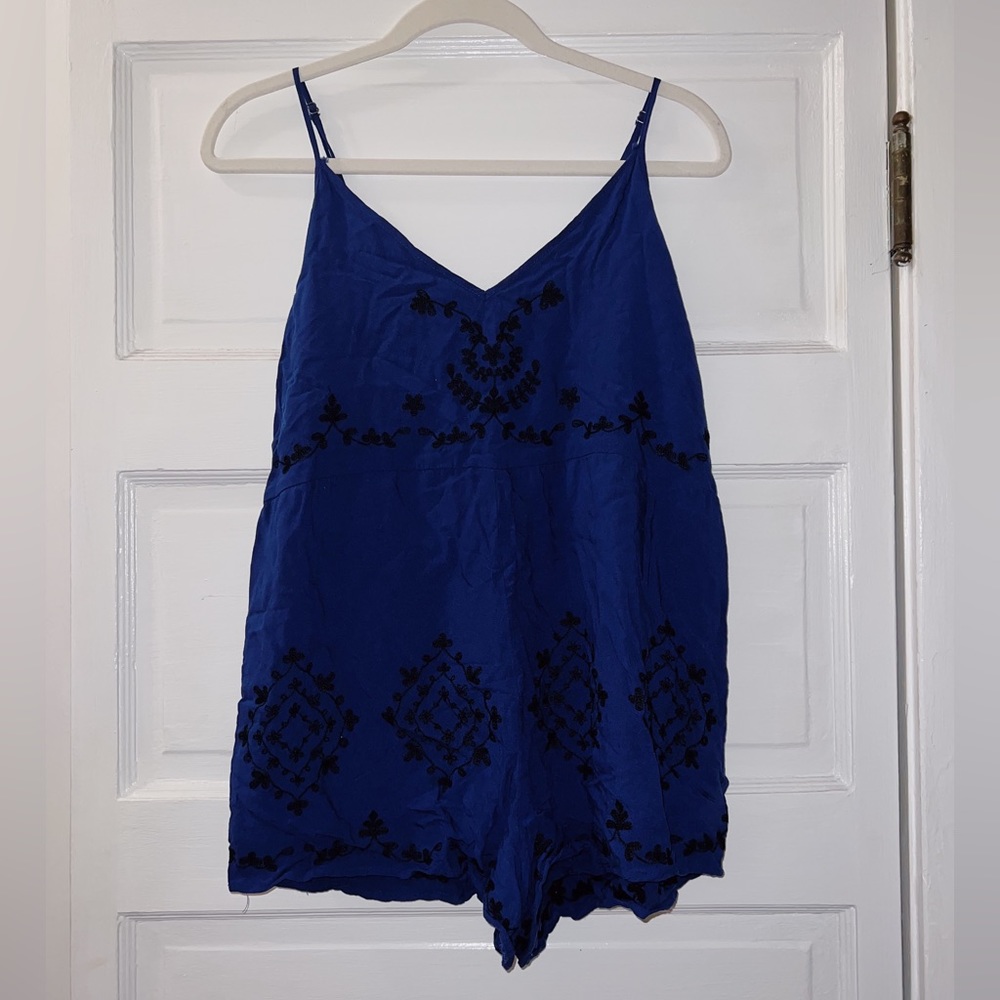 Forever 21 Blue Romper